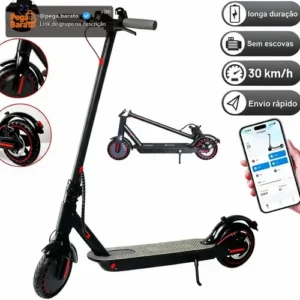 Patinete Scooter Elétrico Com Velocidade Até 30 Km Bluetooth - Imagem 1