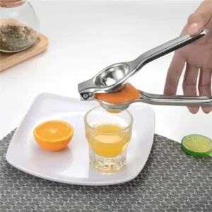 Espremedor De Limão Inox Manual Maciço Super Forte - Imagem 7