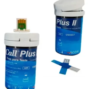 Kit Glicosímetro On Call Plus II Azul Escuro com 100 Tiras e 100 Lancetas - Imagem 9