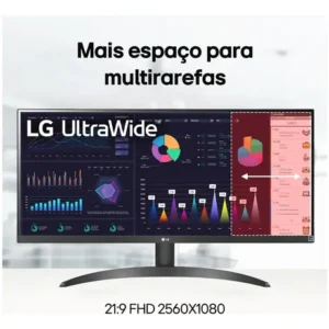 Monitor LG UltraWide - Tela IPS de 29", 21:9, HDR10, sRGB 99%, 100Hz, Preto- 29WQ500B - Imagem 8