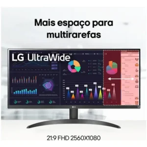 Monitor LG UltraWide™️ - Tela IPS de 29", 21:9, HDR10, sRGB 99%, 100Hz - 29WQ500 - Imagem 8