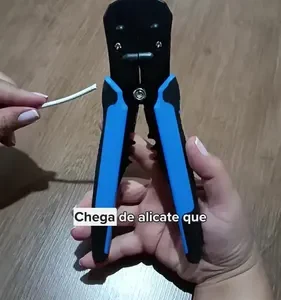 Alicate Desencapador e Crimpador Several Automático de 8" para Fios de 0.2 a 6.0 mm² - Imagem 2