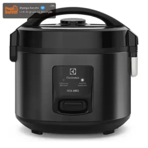 Panela de Arroz Elétrica Electrolux 2L Preta Efficient Visor Glass por Rita Lobo ERC10 - Imagem 1