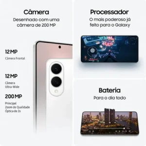 Celular Samsung Galaxy S25 Edge 5g, 512gb, 12gb Ram, Câmera Dupla De Até 200mp, Tela Grande De 6.7 - Titânio Jetblack - Imagem 5