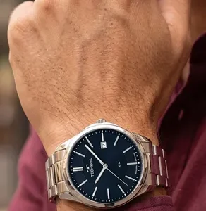 Relógio Technos Masculino Prata Inox Prova D'água Original - Imagem 9