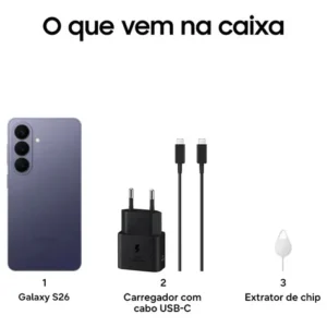 Celular Samsung Galaxy S26 5G, 256GB, 12GB RAM, Galaxy AI, Câmera Tripla de 50+12+10, Tela de 6.3" Preto - Imagem 6