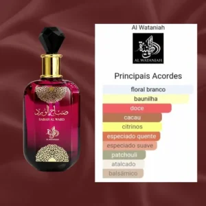 Perfume Arabe Feminino Al Wataniah Sabah Al Ward Edp 100ml - Imagem 6