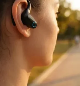 Fone de Ouvido Bluetooth TWS Esportivo com Gancho para Academia e Corrida - Imagem 2