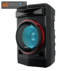 Caixa De Som Acústica Philco Pcx7100 Flash Lights Bass 750w Cor Preto - Imagem 1