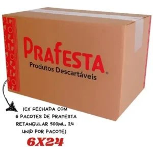 144un Pote Descartável 500ml Freezer Microondas Marmita Cristal - Imagem 8