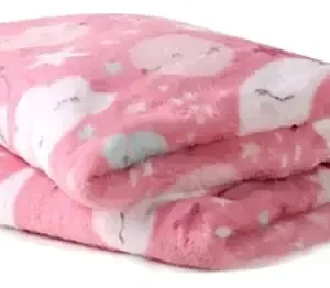 Kit 3 Mantas Cobertor Microfibra Infantil Bebê Estampada Cor Menina - Imagem 4