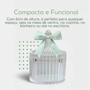 Kit 20 Peças Mini Potiche Acrílico Lembrancinha Bomboniere - Imagem 5