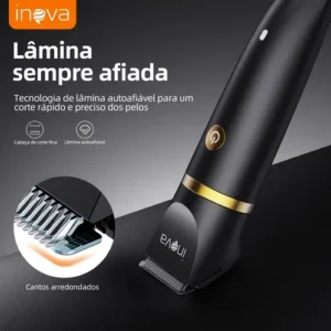 Kit Aparador Inova Elétrico 3 em 1 para Barba, Cabelo e Corpo - Imagem 4