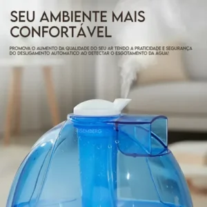 Umidificador De Ar Ultrassónico Bivolt 127v 220v Ambiente Portátil 360° Difusor De Aromas Aromatizador Silencioso Led Rgb Quarto Bebe Com Tanque De Água Grande De 2,5 Litros Grande Risemberg - Imagem 5