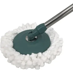 Esfregao Mop Giratorio 8 Litros Cesto Inox 2 Refil Pro Unica - Imagem 5