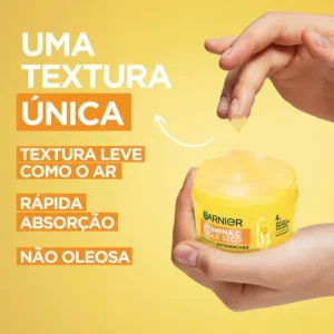 Kit Skincare Gel de Limpeza e Hidratante com Vitamina C, Ação Antioleosidade e Uniformizadora, Pele Iluminada e Hidratada, Uniform & Matte Garnier 150g - Imagem 4