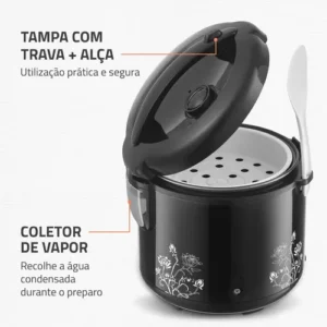 Panela De Arroz Fast Rice 5 Premium Mondial 400W - NPE-08-5X - Imagem 6
