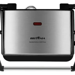 Sanduicheira elétrica Britânia Press BGR27I cor preto inox - Imagem 3