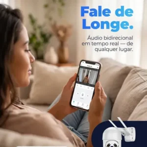 Câmera De Segurança Ip Wifi A8 Full Hd Icsee Ptz 355° Com Visão Noturna Áudio Bidirecional Ip66 Monitoramento Remoto Para Celular Android E iPhone - Imagem 7