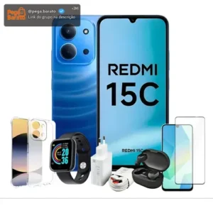 Smartphone Xiaomi Redmi 15c 256gb 8gb - Nf E Kit Completo - - Imagem 1