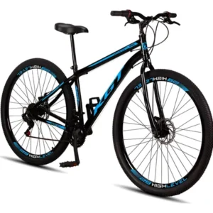 Bicicleta Aro 29 Aço Carbono Freios A Disco 21 Marchas - Imagem 2