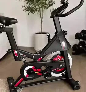 Bicicleta Ergométrica Spinning Roda 20 Kg Semiprofissional Vermelho - Imagem 2