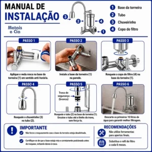 Torneira Para Cozinha Gourmet de Parede Preta Silicone Flexível Bica Móvel 2 Jatos Modelo Moderno para Pia Água Fria - Imagem 7