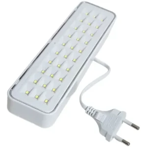 3 Luminárias Emergência Elgin Recarregável Lampada 30 Leds - Imagem 5