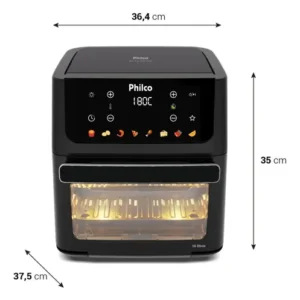 Fritadeira Air Fryer Philco 16 Litros Paf16c Preto - Imagem 7