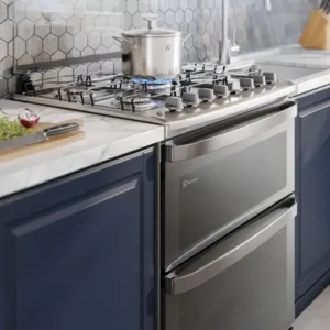 Fogão 5 bocas Electrolux Cinza Experience 2 Fornos, PerfectCook360 e Tripla Chama FE5DC - Imagem 4