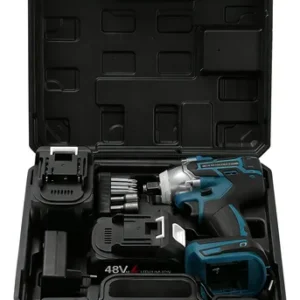Kit Chave De Impacto 2 Baterias 48v Recarregável Com Maleta - Imagem 3