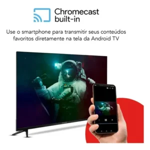 Smart TV AIWA 43” Android Full HD Borda Ultrafina HDR10 Dolby Áudio AWS-TV-43-BL-02-A - Imagem 8