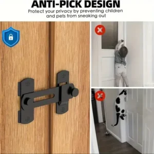 Trava De Segurança Para Porta Com Fecho Deslizante - Imagem 14