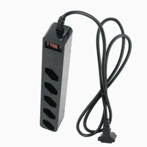 Filtro Clamper 5 Tomadas Pc Gamer - 1270 / 2200w Bivolt Cor Preto + - Imagem 8