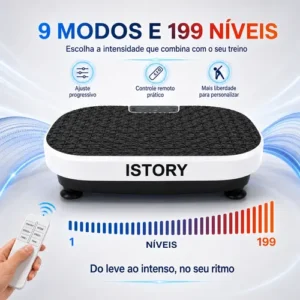 Plataforma Vibratória 199 Níveis Controle Remoto Bluetooth - Imagem 4