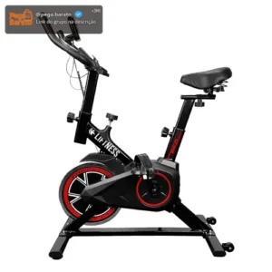 Bicicleta Ergométrica Spinning Cardio E Musculação XSP50VM Em Aço - Imagem 1