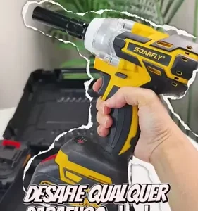 Chave De Impacto 800n.m 48v Brushless Com 2 Baterias Sem Fio - Imagem 12