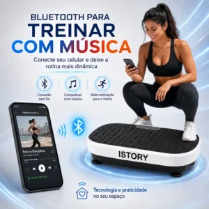 Plataforma Vibratória 199 Níveis Controle Remoto Bluetooth - Imagem 7