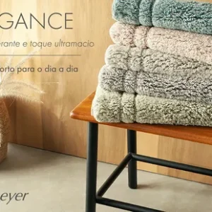 Tapete Elegance 100% Algodão 50x80cm Azul Buddemeyer - Imagem 5