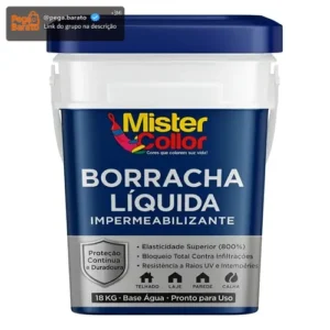 Impermeabilizante Borracha Líquida 18kg Externo E Interno - Imagem 1