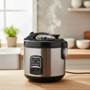 Panela Elétrica de Arroz Agratto PAI6X 400W Inox com Tampa de Vidro Antiaderente Função Aquecer para Arroz e Legumes Compacta - Imagem 5