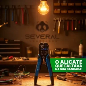 Alicate Desencapador e Crimpador Several Automático de 8" para Fios de 0.2 a 6.0 mm² - Imagem 6