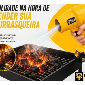 Soprador De Ar Turbo 21v Portátil Bateria Recarregável Potente Para Folhas Pó Limpeza Carro Tso-21a The Black Tools - Imagem 6