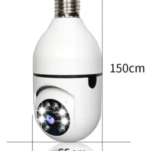 Câmera de Segurança Espiã Yoosee Wi-Fi Visão Noturna Áudio Led E27 1080p - Imagem 7
