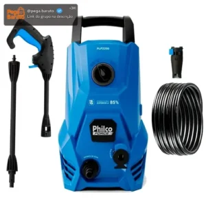 Lavadora De Alta Pressão Jato Compacta Philco Plp2200 1300w 1300 Psi/libras 312l/h Lança Regulável 127v - Imagem 1