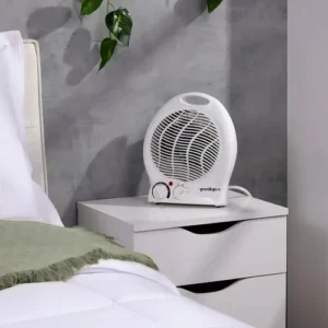 Aquecedor Caloventor Elétrico Good&Go GG-AQ01 2000W Portátil Com Termostato Branco - Imagem 2