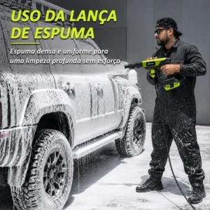 Lavadora de Alta Pressão Portátil Adeske 6 em 1 Com 2 Baterias e Bico Multiuso - Imagem 8