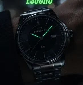 Relógio Technos Masculino Prata Inox Prova D'água Original - Imagem 5