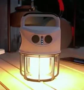 Lampião Lanterna Led Recarregável Usb 2 Em 1 Camping E Pesca - Imagem 2