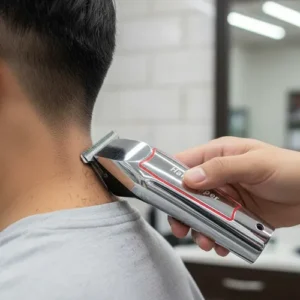 Maquina Cortar Cabelo Aparar Barba Kemei Km-032 Acabamento - Imagem 3